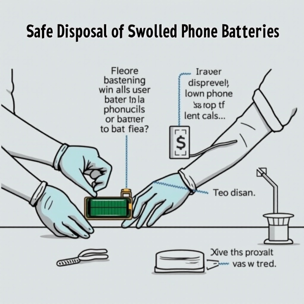 aufgeblähten akku entsorgen