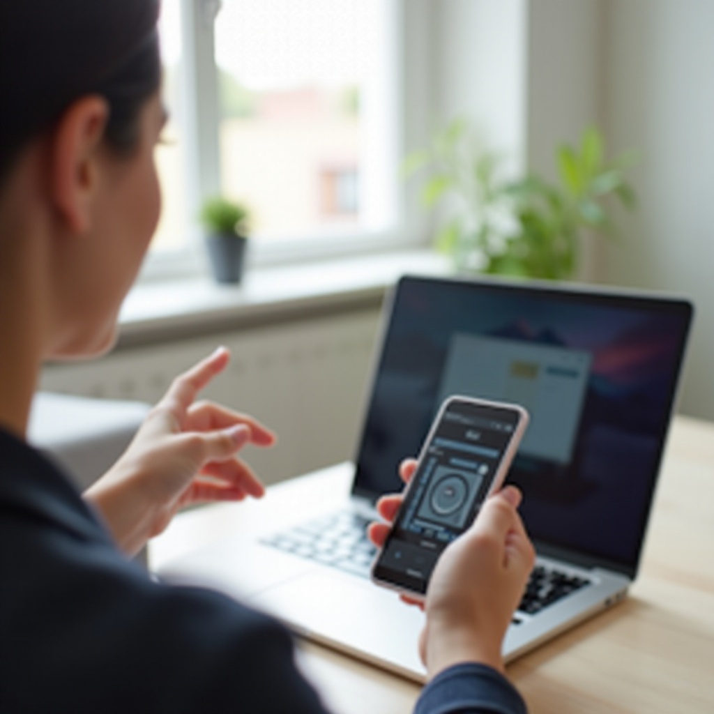 mit handy laptop steuern